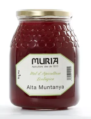 Tarro de miel montaña BIO 1 kg, Muria