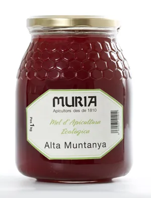 Tarro de miel montaña BIO 1 kg, Muria