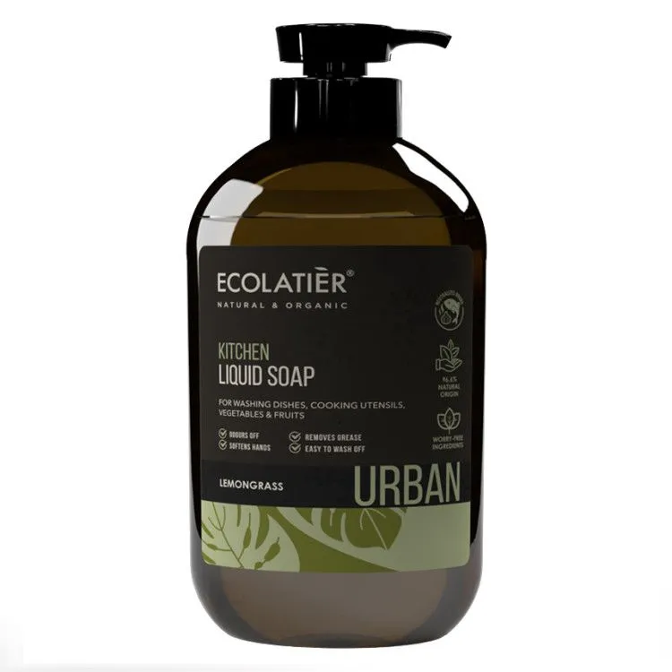 Jabón Líquido de Cocina Lemongrass, Ecolatier