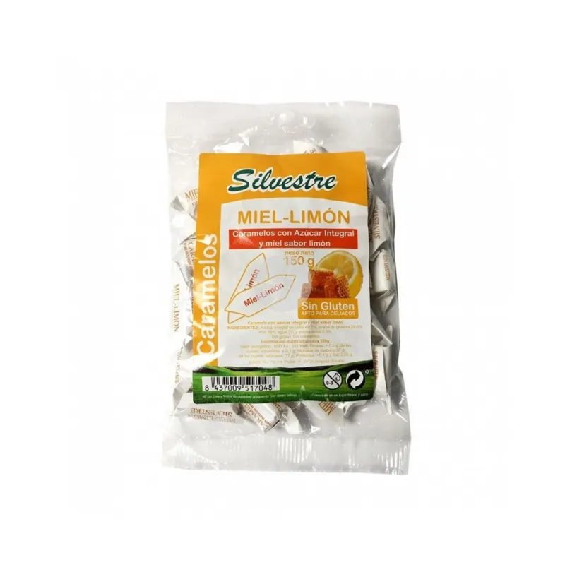 Caramelos miel-limón sil 150 g, Silvestre