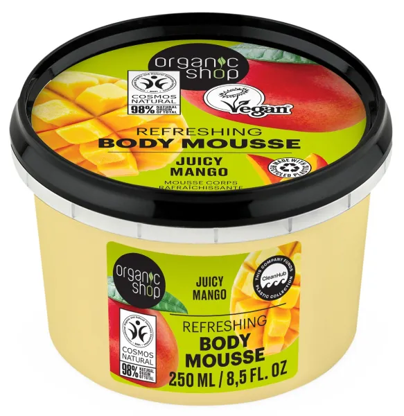 Mix mousse corporal reparador de mango 280 ml, Organic Shop