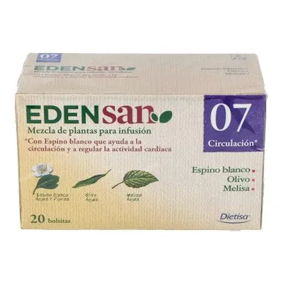 Edensan 07 cir circulacion infusión 20un, Dietisa (dielisa)