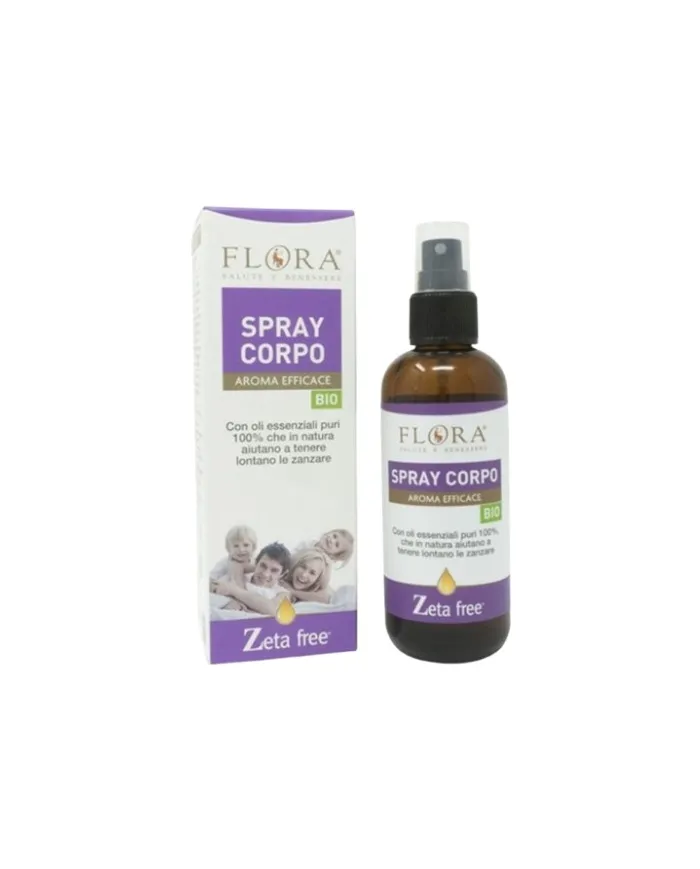 Spray corpo antizanzare 100 ml, Flora