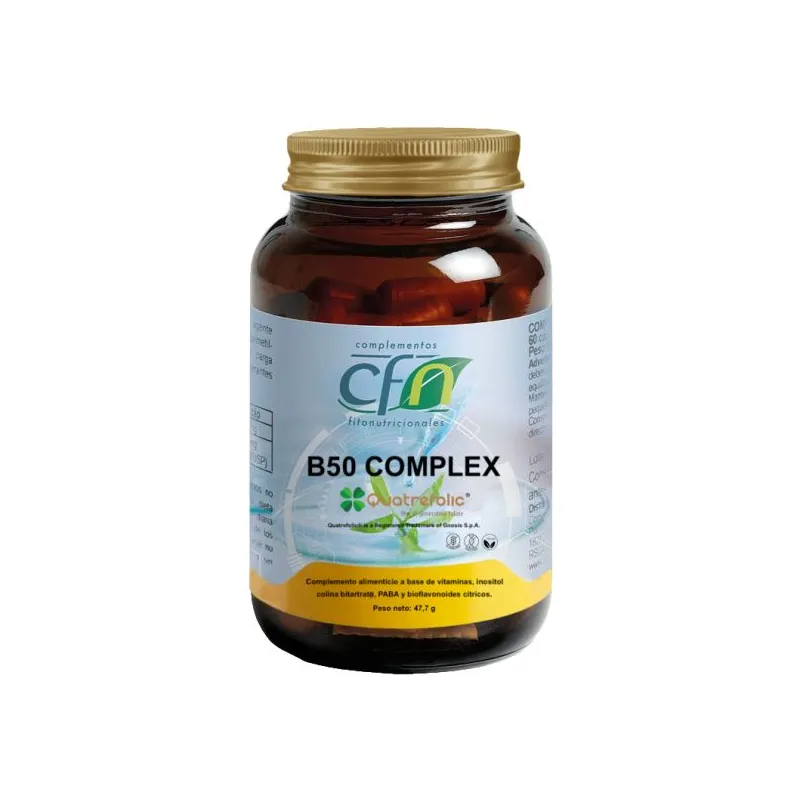 B50 complex quatrefolic 60 cápsulas, Cfn