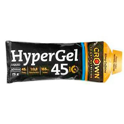 Hypergel 45 / 1 X 75 neutro con cafeina, Crown Sport Nutrition