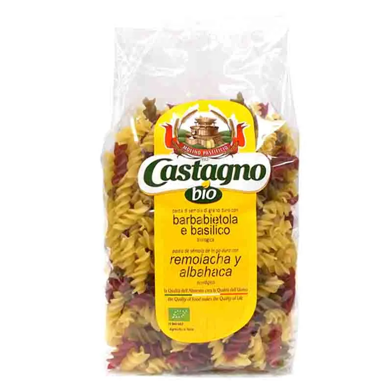 Espirales de trigo con quinoa remolacha BIO 500 g, Castagno