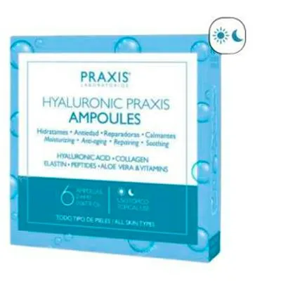 Hyaluronic acid facial 6 ampollas, Praxis
