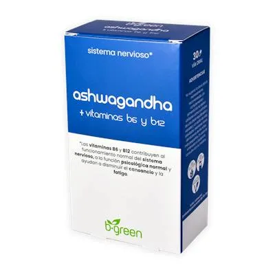 B. green (lab. Lebudit) b·green ashwagandha 30 cápsulas, B.green (lab. Lebudit)