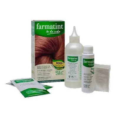 Gel 5M castaño claro caoba 135 ml, Farmatint