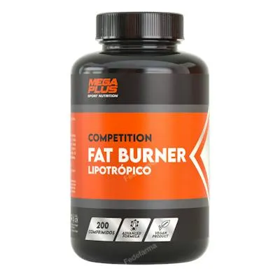 Fat burner lipotropico 200 comprimidos de 1,8 g, Mega Plus