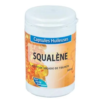Aceite de hígado de tiburón 500 mg 100 cápsulas, Euro Sante