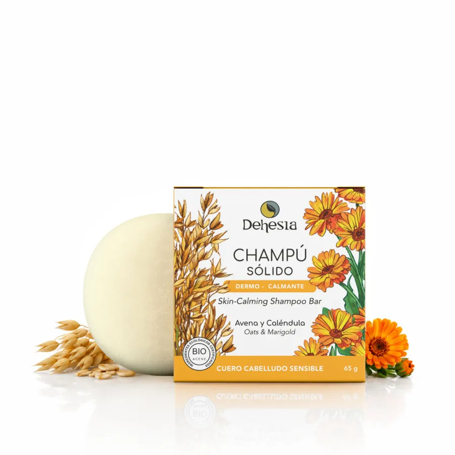 Champú solido dermo-calmante BIO 65 g, Dehesia