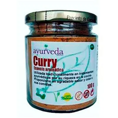 Curry sin gluten 100 g, Ayurveda Autentico