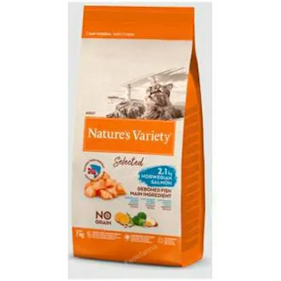 Nature's variety feline adult salmone norvegese vet 7 kg, Nature S Variety Vet