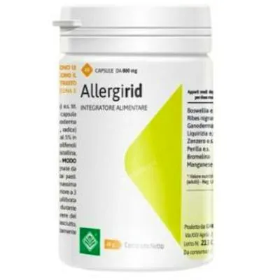 Allergirid 800 mg 60 cápsulas, Gheos