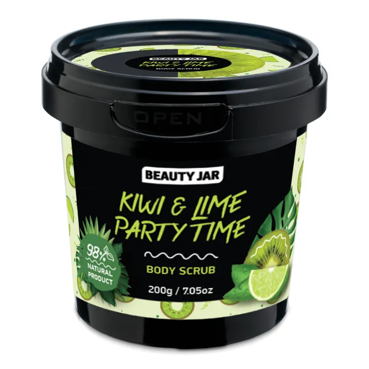Exfoliante corporal de Kiwi y Lima Party time!, Beauty Jar