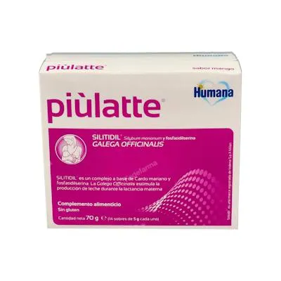 Piulatte 14 sobres, Humana