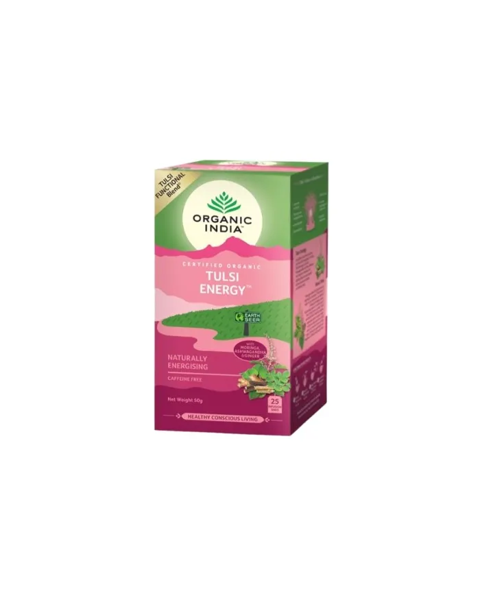 Infusión tulsi energy BIO 25 filtros, Organic India