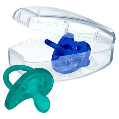 Chupete physio soft silicona anat azul 12M +2un, Chicco