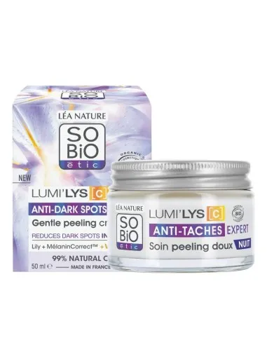 Crema noche peeling lum'lys [C] antimanchas expert, SO'BiO étic