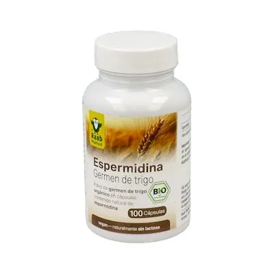 Spermidine tarwekiem 600 mg BIO 100 capsules, Raab Vitalfood