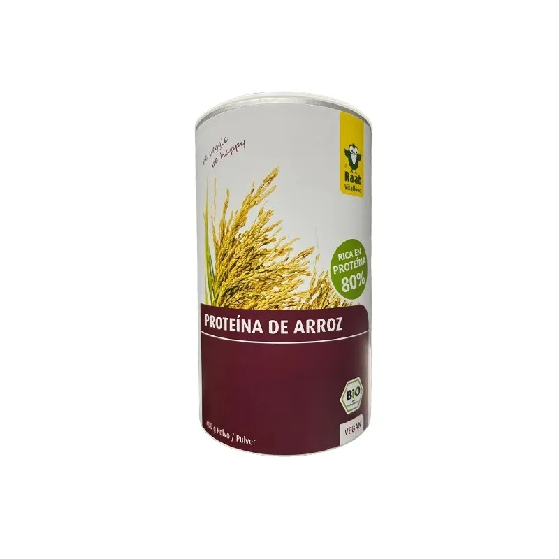 Proteína arroz vitalfood BIO 400 g, Raab