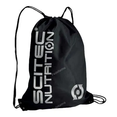 Gym sack - scitec black W silver print, Scitec Nutrition