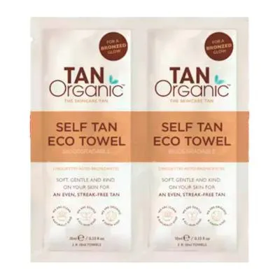 Toallitas autobronceadoras BIO, Tanorganic