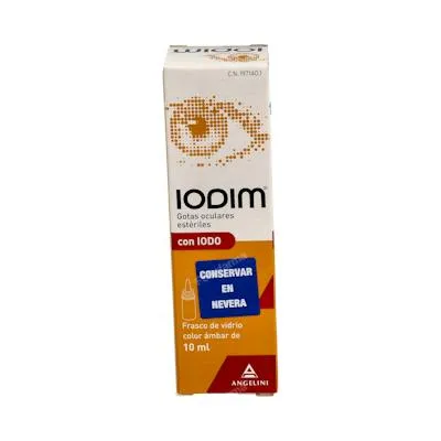 Iodim gouttes oculaires AVEC iode 10 ml, Angelini