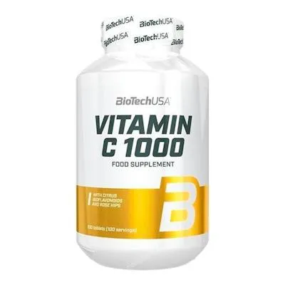 Vitamin C 1000 bioflavonoids 100 comprimidos, Biotechusa