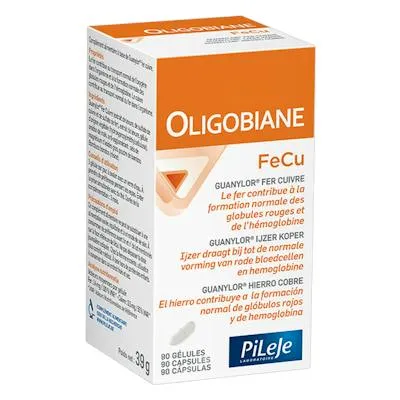 Oligobiane FeCu 90 cápsulas, Pileje