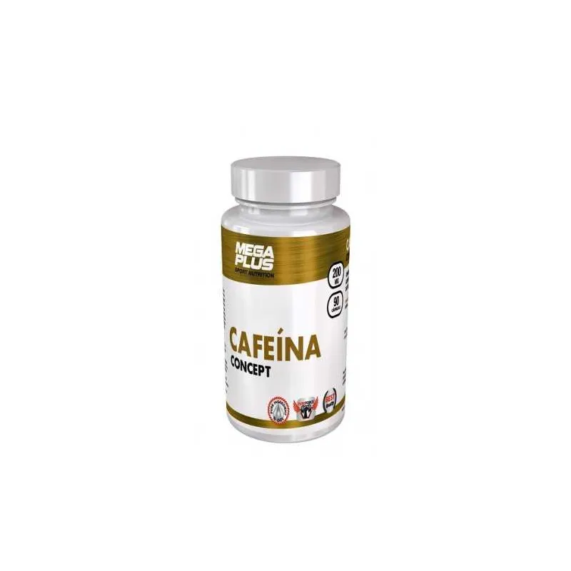 Cafeina concept 200 mg megaplus 90 cápsulas, Mega Plus