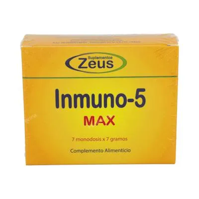 INMUNO-5 max 7 sobres, Zeus