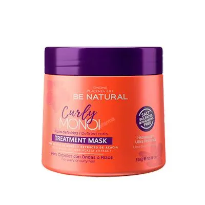 Curly monoi mascarilla rizos definidos 350 g, Placenta Life