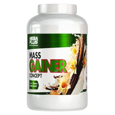 Mass gainer concept vainilla 1,5 kg, Mega Plus