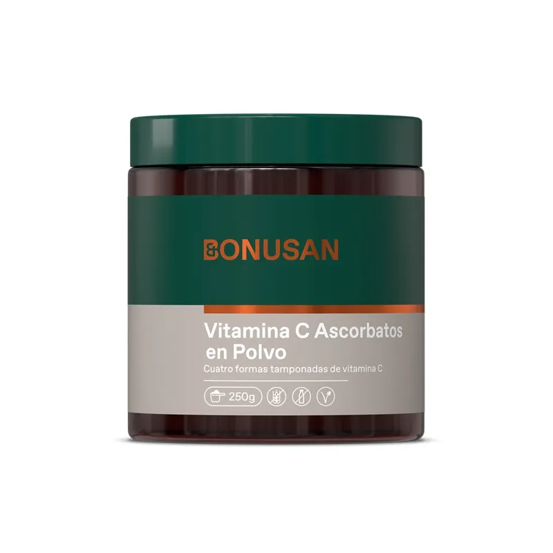 Vitamina c ascorbatos polvo 250 g, Bonusan