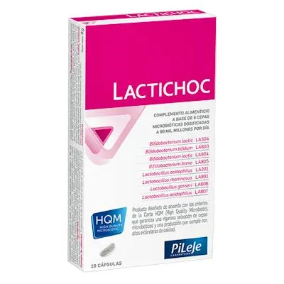 Lactichoc 20 cápsulas, Pileje