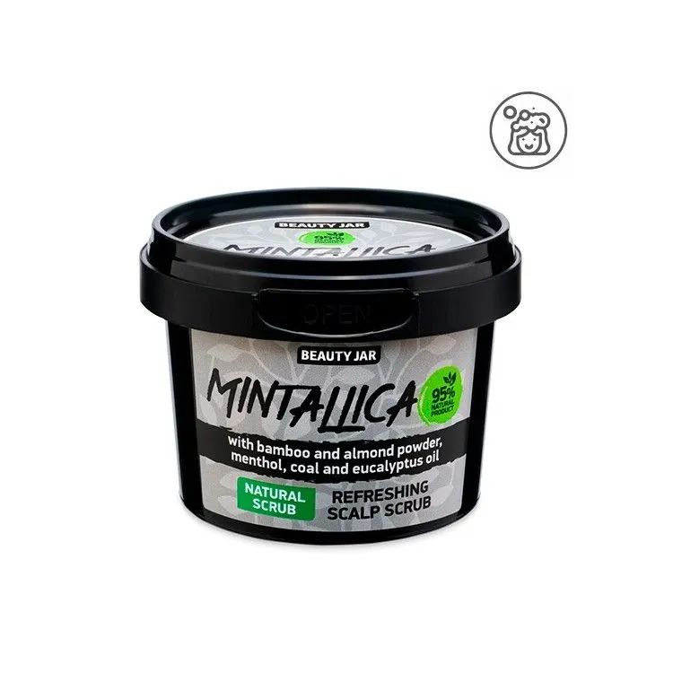 Erfrischendes Kopfhaut-Peeling - Bambus und Eukalyptus, Beauty Jar