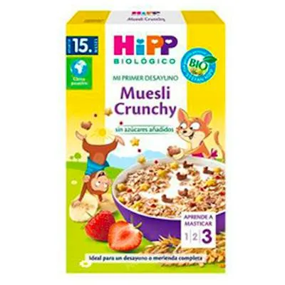 Muesli crunchy BIO 200 g, Hipp
