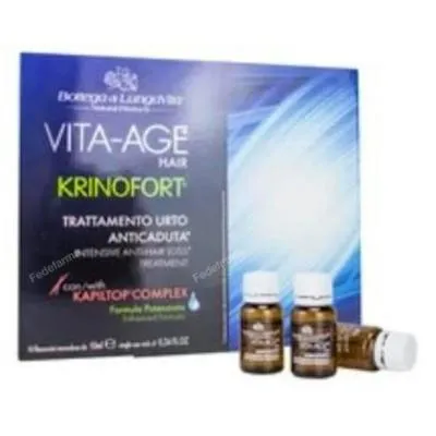 Krinofort anti-hair loss vials 10 ampoules, Bottega Di Lungavita