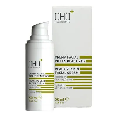 Crema facial pieles reactivas 50 ml, Oho