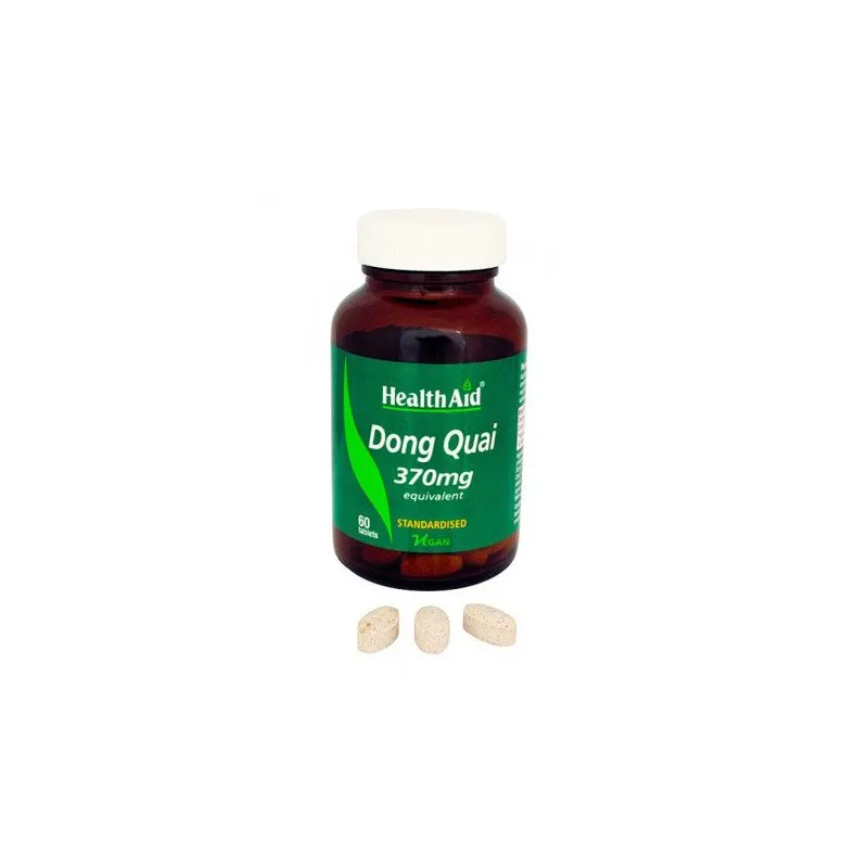 Dong quai 370 mg 60 comprimidos, Health Aid