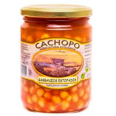 Garbanzos estofados BIO 400 g, Cachopo