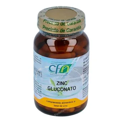 Zinc gluconato 90 cápsulas, Cfn