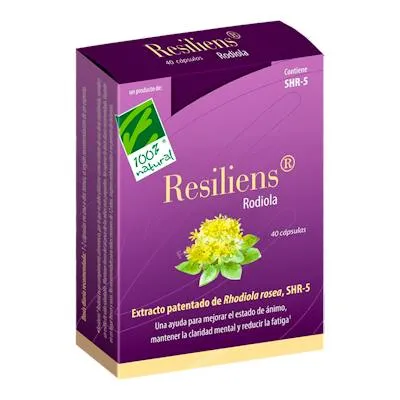 Resiliens Rhodiola 40 Kapseln, Cien Por Cien Natural