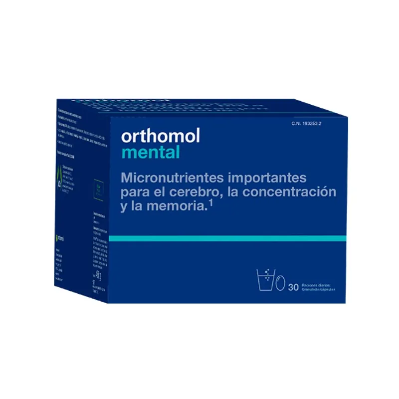 Mental 30 raciones (sobres/capsulas) acti, Orthomol