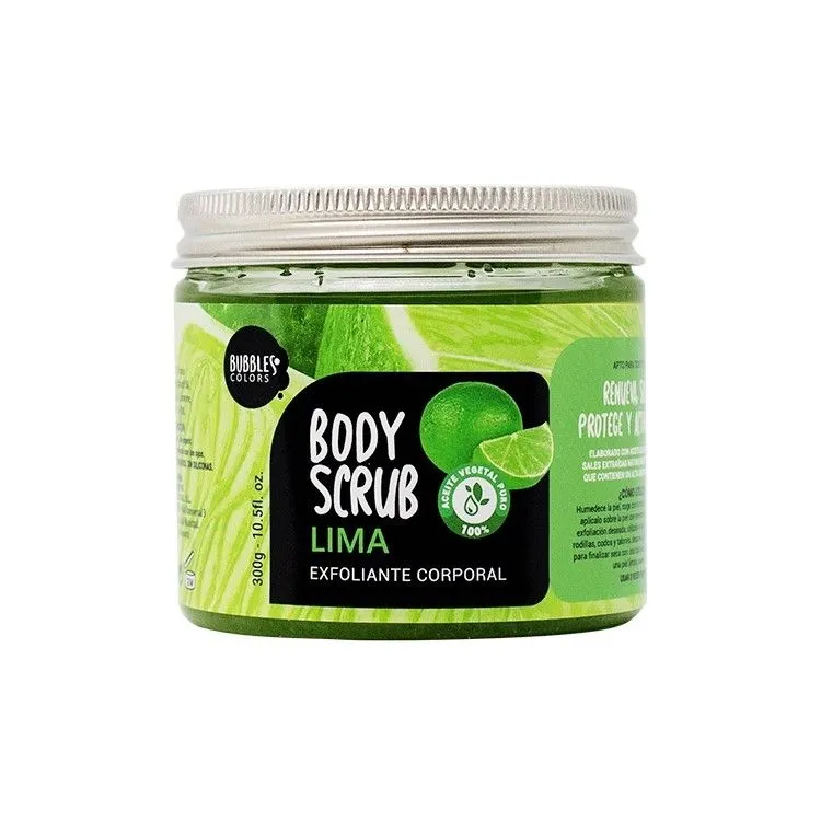 Exfoliante corporal artesano Lima, Bubbles & Colors
