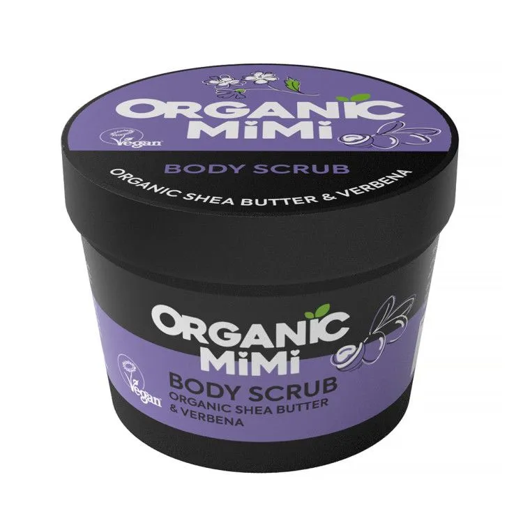 Körperpeeling Sheabutter und Eisenkraut 120 g, Organic Mimi