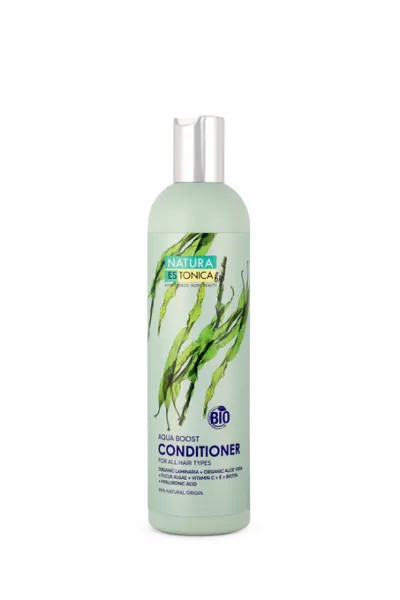 Aqua boost conditioner for all hair types 400 ml, Natura Estonica