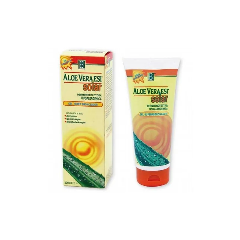 Aloe vera solar gel super bronzeador s/fps 200 ml, Esi-trepat Diet